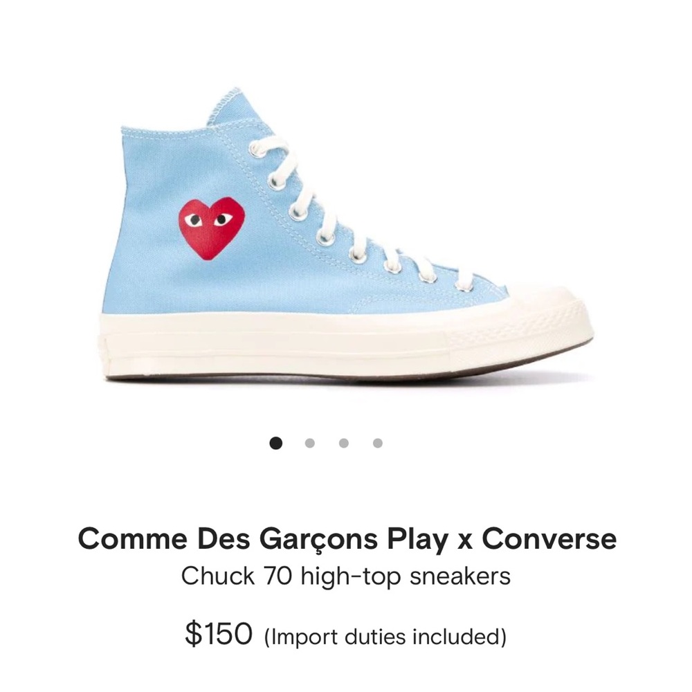 EUC, converse size 4(men sizing) women’s size 6
